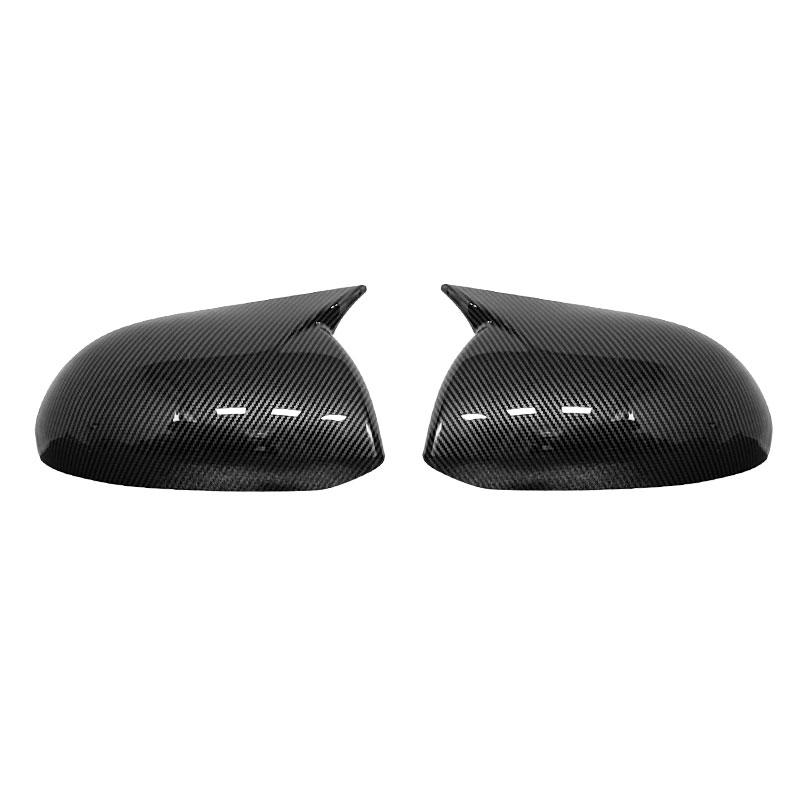 For KIA K2 2011-2016 RIO 3 2011-2017 Car Rearview Side Mirror Cover Sticker Wing Cap Exterior Door Case Trim Carbon Fiber Look