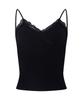 Peullijeunopallou Flora Lace Sleeveless Top (Black)