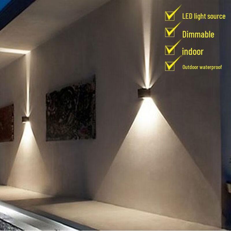 Nufeng BD80 LED-Wandleuchte für den Außenbereich, quadratisch