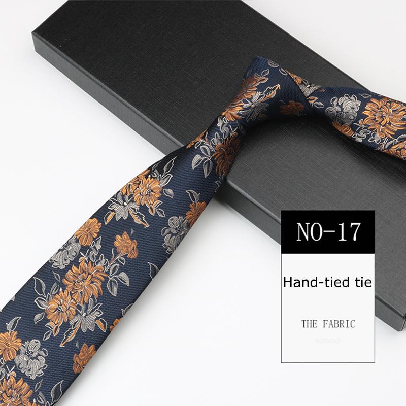 1 Stück Business Formelle Krawatte mit Botanischer Stickerei Handgefertigte Seidenkrawatte mit Floralem Paisley-Design 148x8cm