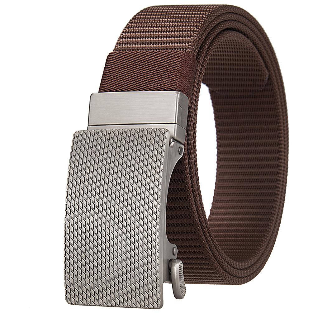 Nylon Braided Belt For Men, Rotating Cloth Belt Buckle Belt Ly36-25948-1