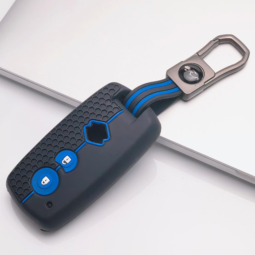 Key Case Cover for Suzuki Swift SX4 Grand Vitara Jimny Wagon Alto Splash with Keychain Anti-Scratch Guard Shockproof Protection Soft Grip Texture