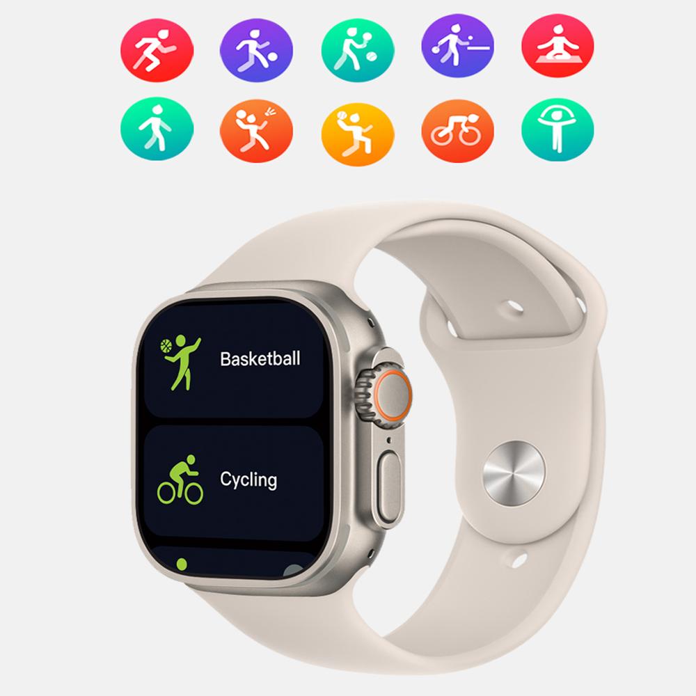 Buy YurKem NFC Smart Watch Ultra 8 Men Women Wireless Charging