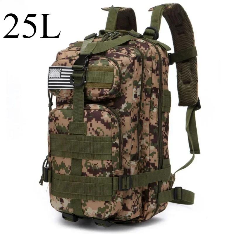 25L/50L Rucsac tactic Molle Bag Genți de exterior Rucsac pentru drumeții Camping Trekking Vânătoare Pescuit Genți GYM Rucsacuri