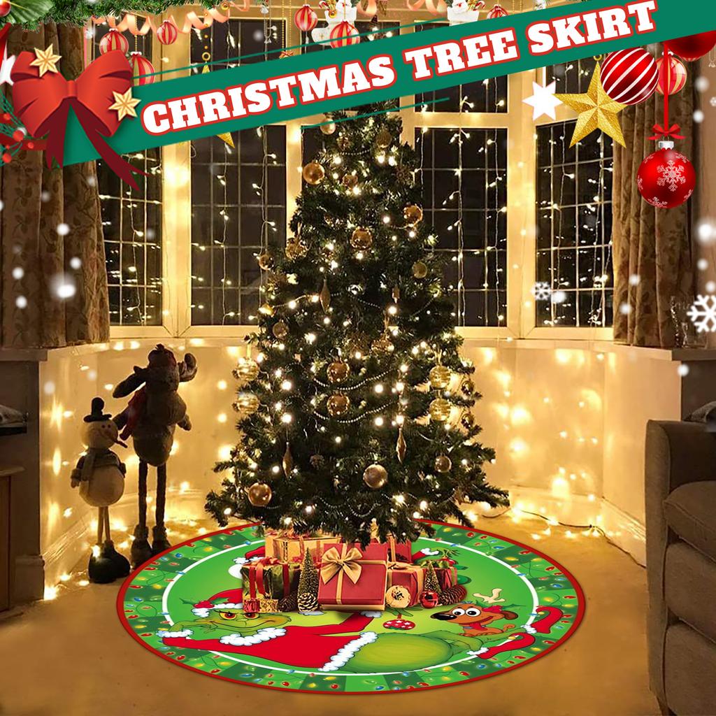 Weihnachtsbaumdecke Weihnachtsdekorationszubehör Weihnachtsbaumschürze