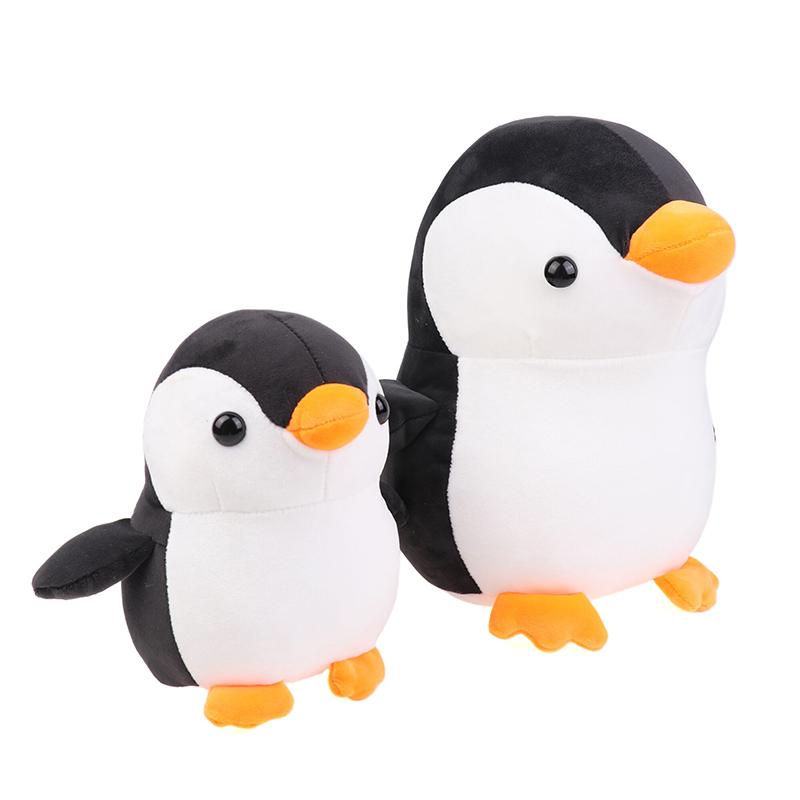 1 Piece 25/35/45Cm Cartoon Colorful  Penguin Plush Doll Pillow Blue Black Pink Animal Toy Home Decoration Gift For Boys Girls