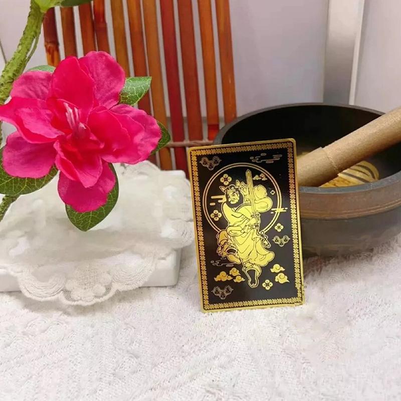 Nachtbeschützer Chung Kwei Fengshui Karte Nachtschatten Schutz Metall Fengshui Amulett Karte Glücksbringer Karte Für Zuhause & Büro