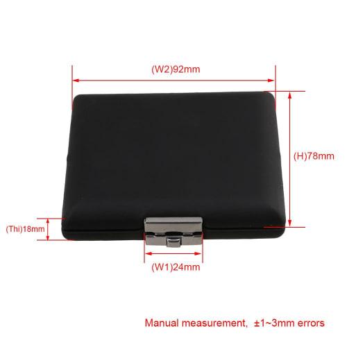 Yibuy Oboe Reed Box for 6 Reeds, 9.2 x 7.8 x 2cm, Black
