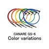 Canare GS-6 Patch Cable, 20cm, with L-S Type Plugs, 1 Cable