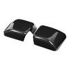 2pcs Side Wing Rear Mirror Protector Rearview Cover Trim Fits for   JL 2018+(Carbon   )