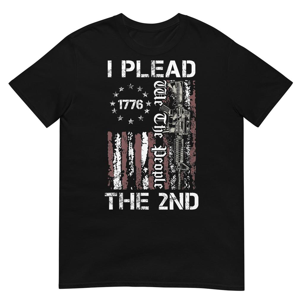 I Plead The 2nd Aunisexdunisext We The People Usa Ar15 Pro Gun Tshirt