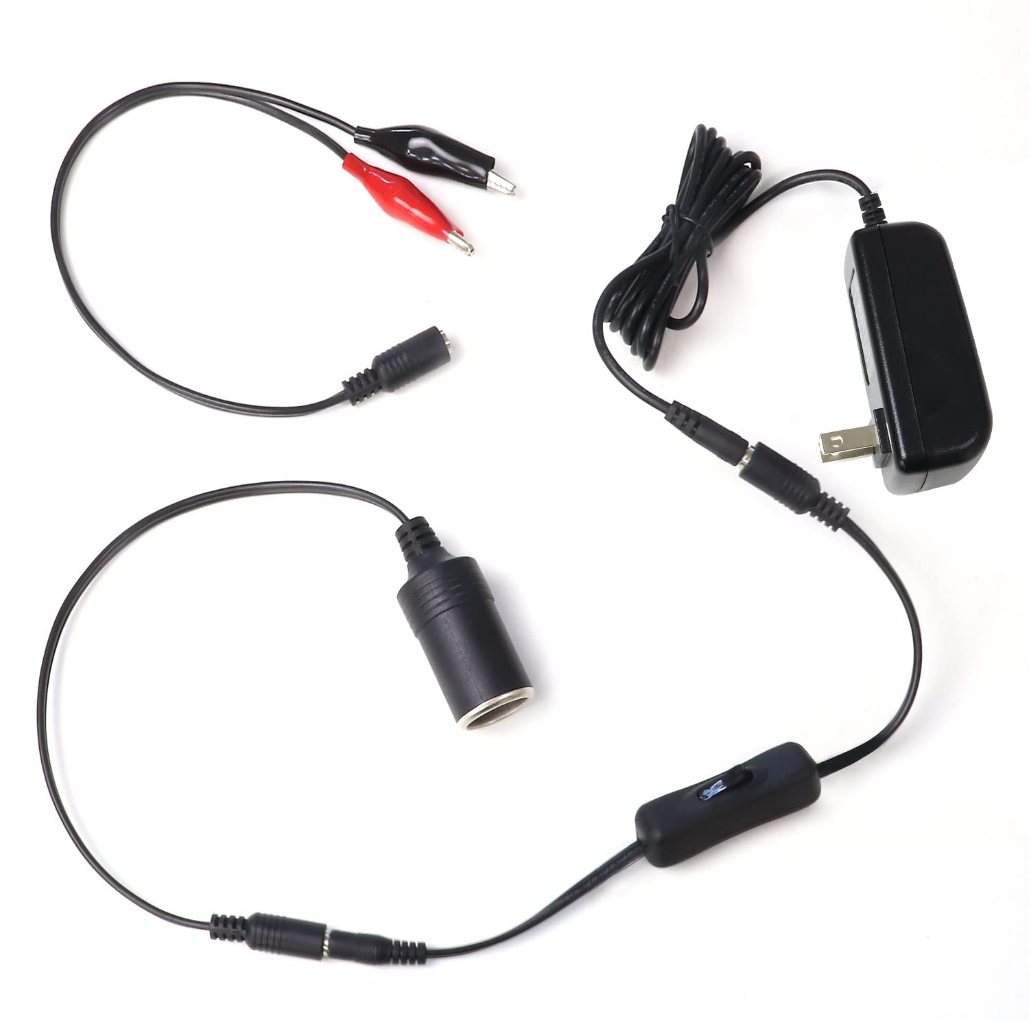 

Преобразователь MAXWIN AC DC Напряжение AC100V для дома Прикуриватель Крокодил Адаптер, Преобразователь, Выход DC12V/2A, Использование, Розетка, Адаптер,