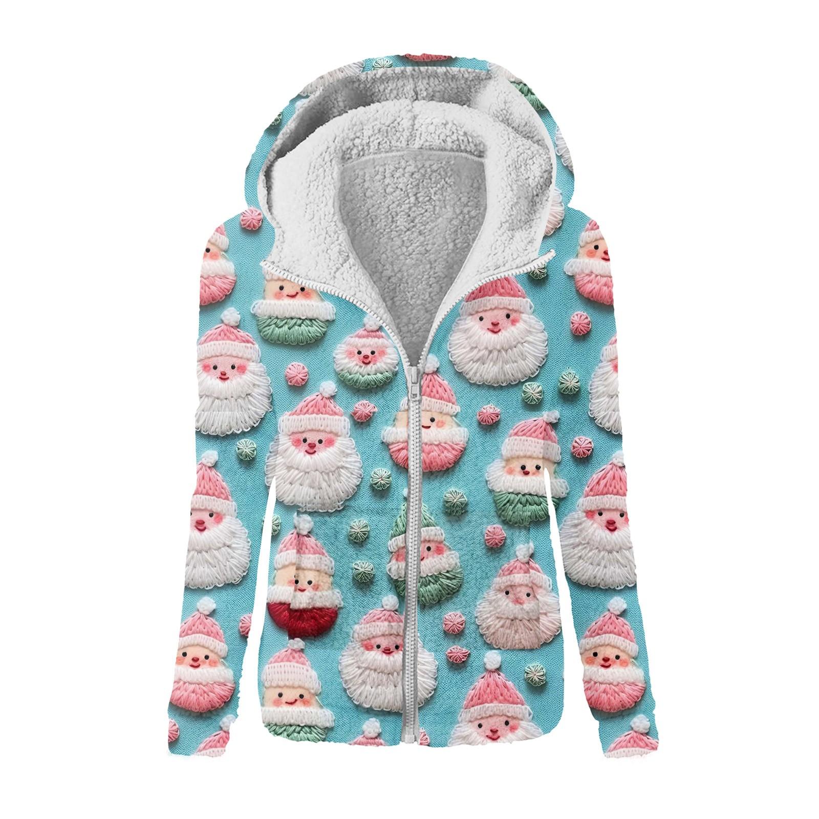 

Женская модная толстовка с принтом, свободная плюшевая куртка с капюшоном на молнии белый