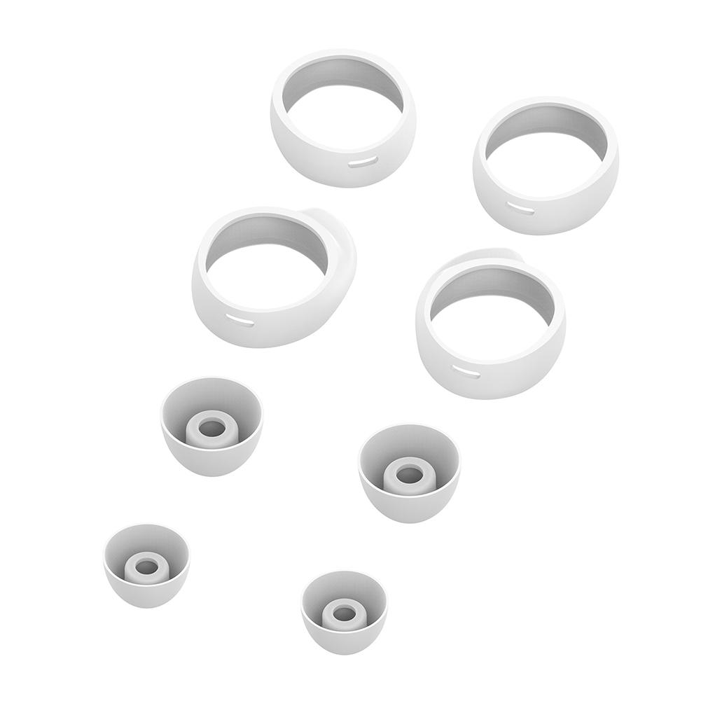 

Eartips Earphones Covers Buds Silicone Ear Tips Beautiful Creative Minimalistl Appearance for Samsung Galaxy Buds белый