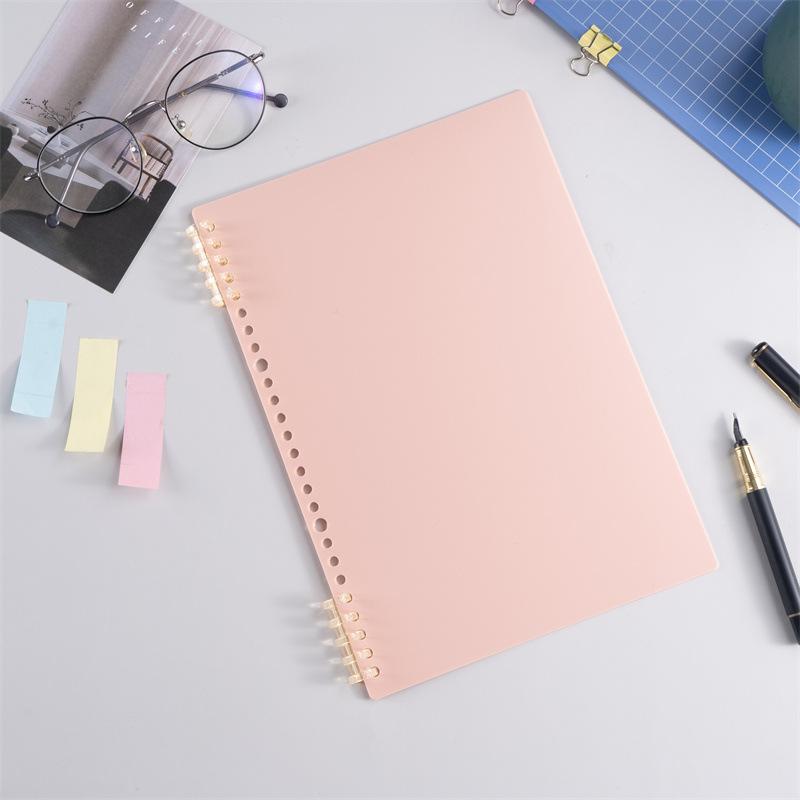 A4 B5 A5 4Pcs DIY Loose Leaf Notebook Refill Spiral Cover Index Paper Inner Pages Daily Planner Line Grid Blank Agenda