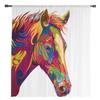 Hand Drawn Horse Head Modern Tulle Curtains For Living Room Bedroom Home Kitchen Window Sheer Curtains