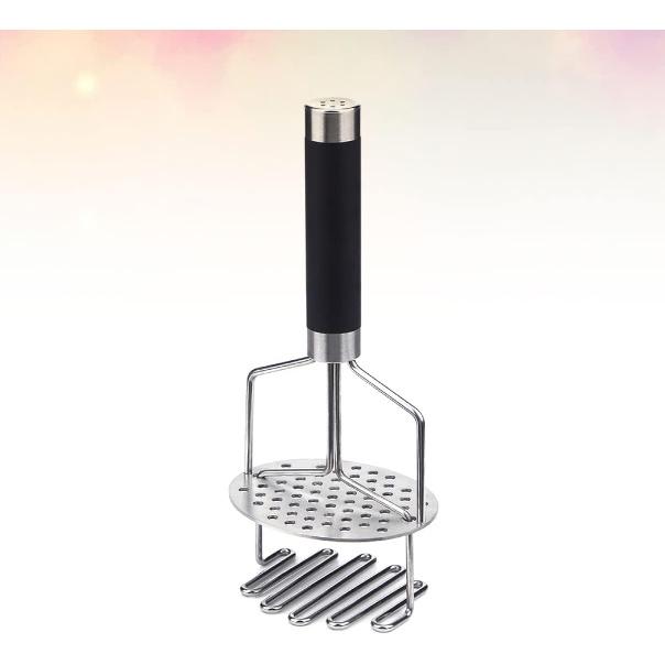 1pc Kitchen Gadget Potato Masher Handheld Potato Presser Potato Ricer Sainless Steel Potato Press