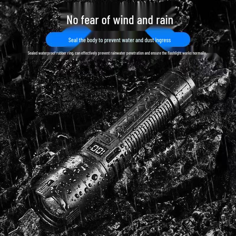 ABS Digital Display P50 Zoom Flashlight