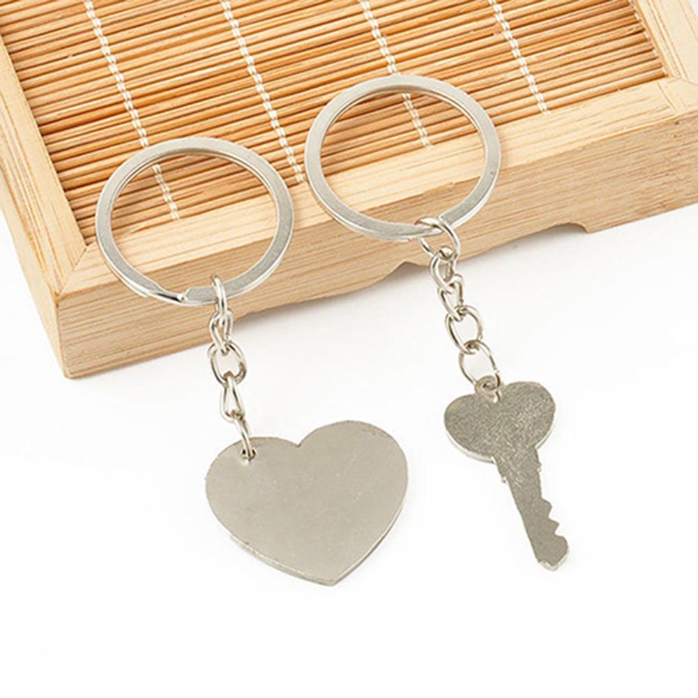 Novo casal romântico chaveiro chaveiro chaveiro dia dos namorados amante presente coração conjunto chave
