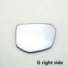 For Honda Civic 2016 2017 2018   Car Wing Door Side Mirror Light Lower Cover Cap Lid Outside Rearview Frame Glass