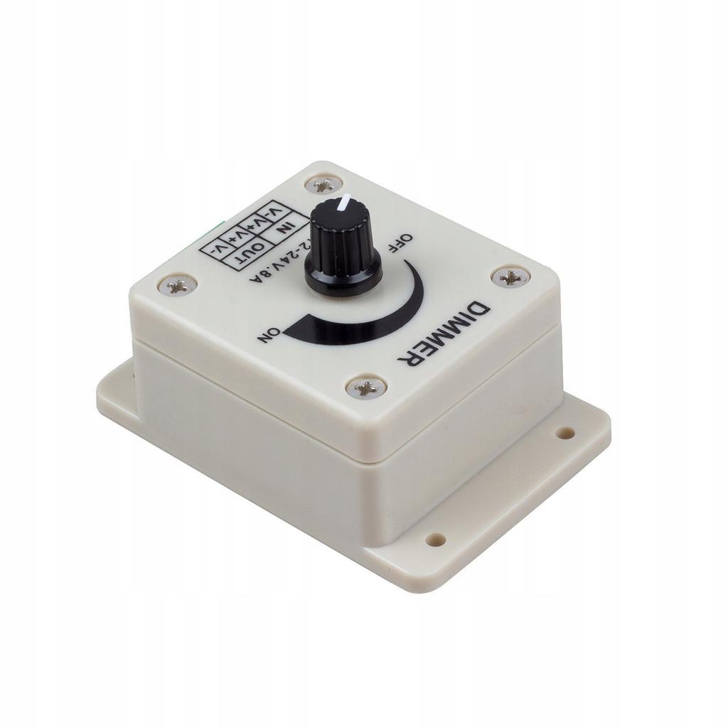 Manual LED dimmer 12V 8A 96W LED strip potentiometer