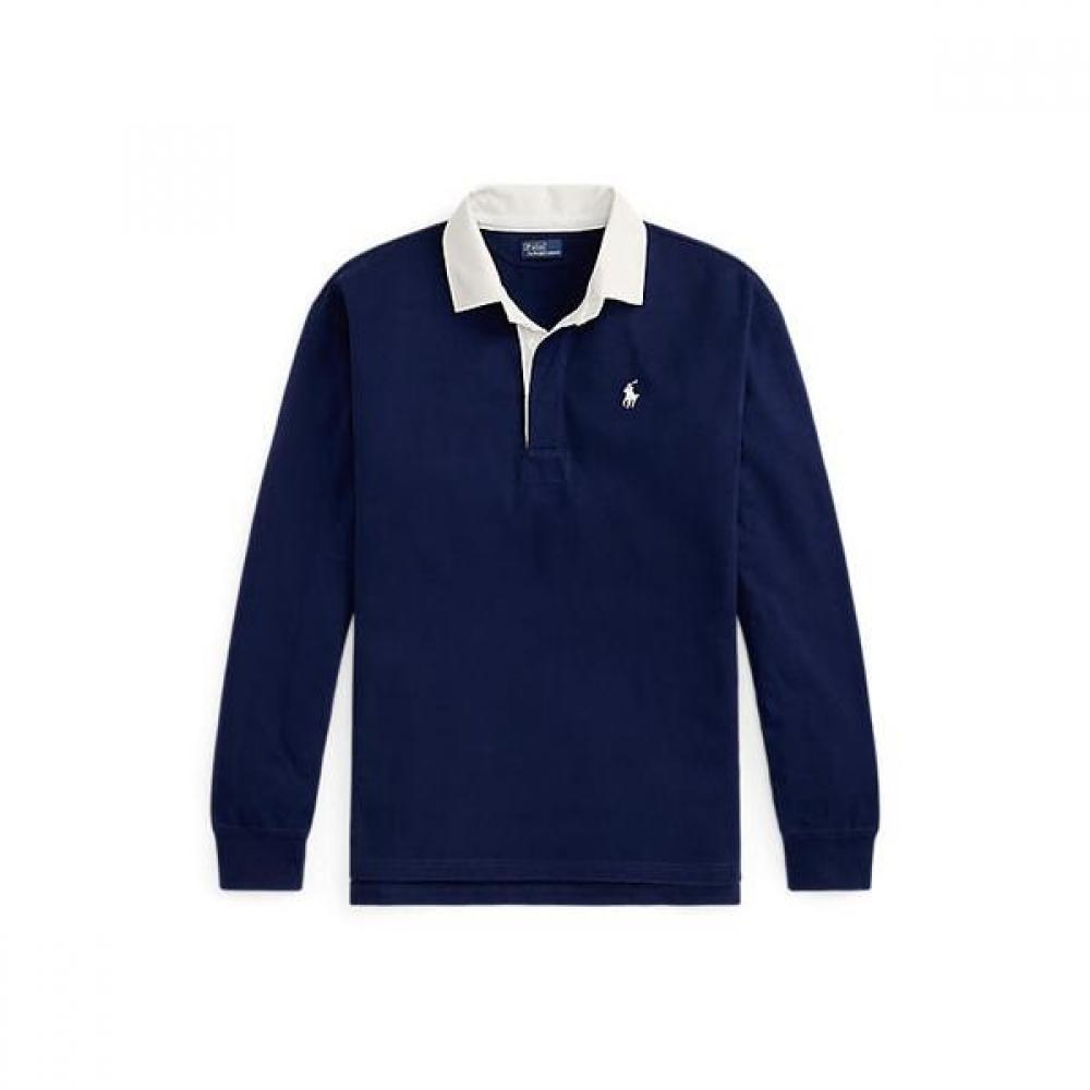 Polo Ralph Lauren Women Oversized Cotton Rugby Shirt Wmpokninc020246400 XS