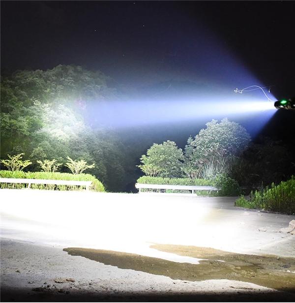 Outdoor Waterproof Led Flashlight Powerful Rechargeable Flashlight 26650 Bright Light Lamp Camping Hand Light USB Flash Lamp