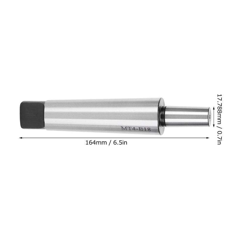 Flat Tail Drill Chuck Arbor Connecting Shaft Adapter  For MT4 Taper Spindle Machine