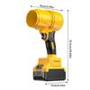 Brushless Electric Cordless Leaf Blower Handheld High Speed Blower Air Blower Cordless Air Duster For 21v Makita Battery