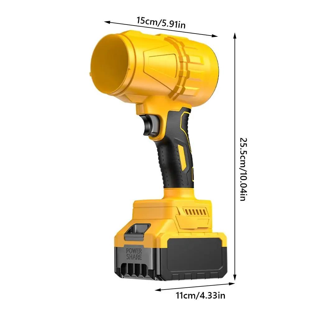 Brushless Electric Cordless Leaf Blower Handheld High Speed Blower Air Blower Cordless Air Duster For 21v Makita Battery