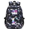 Animation Cartoon Letter Printing Large Capacity Shoulder Bag Lightweight Primary And Secondary School Students Leisure Schoolbag