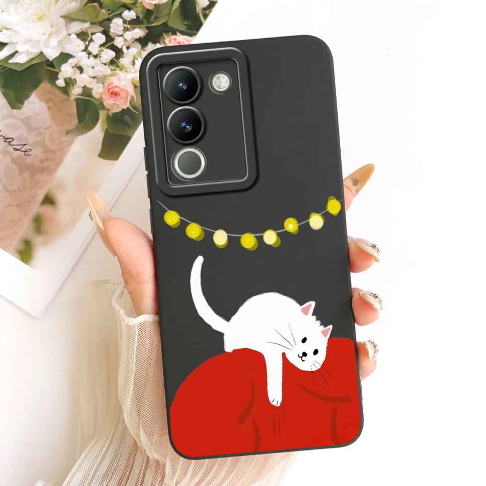 Für vivo Y200 5G Hülle Beliebtes Süßes Design Silikon Rückseite Für Vivo y200 Y 200 5G Handy Schutzhüllen Stoßfänger