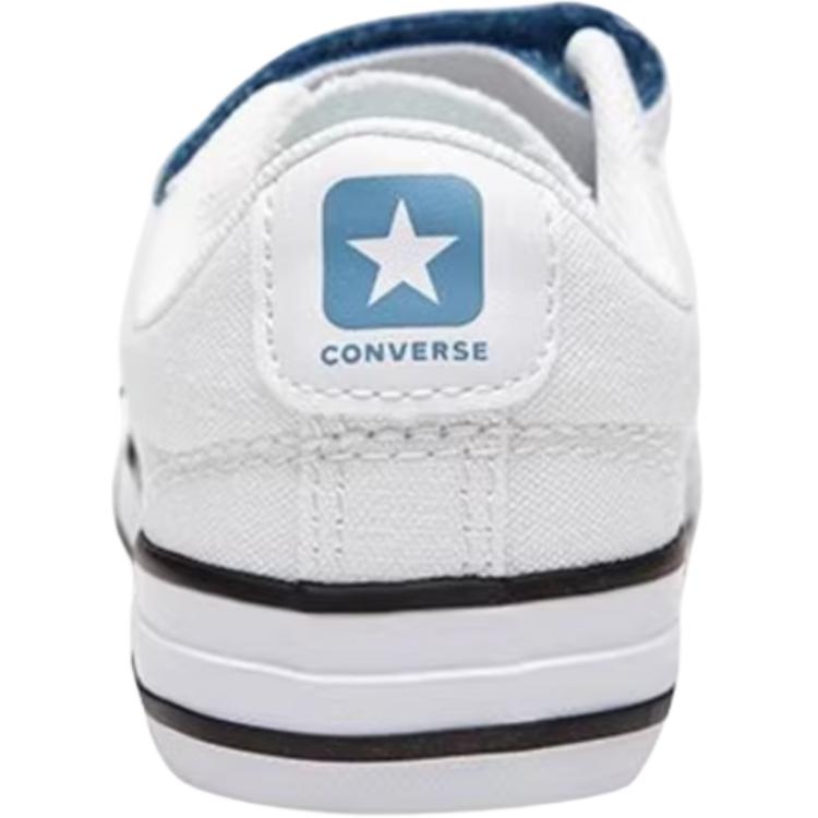 Converse Hello Kitty X Star Player 76 Comfortable Versatile Low-Top Canvas Shoes Kids sneaker White Blue 660742