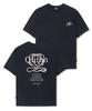 QUTON Back Brush Symbol Oversized Heavy Short Sleeve T-Shirt_Black