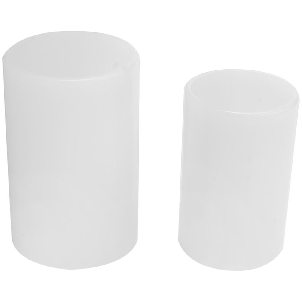 Cheap 2 Sizes Cylinder Candle Molds Silicone Mold for Candle Making, Pillar Candles Resin Mould