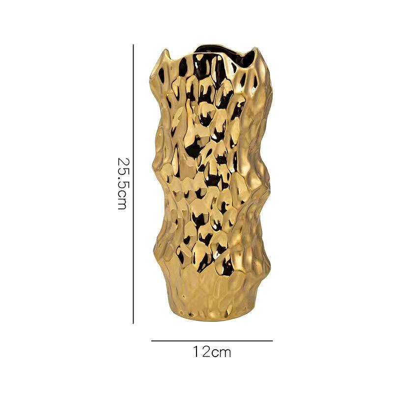 Vase Keramikkvase Europeisk Klassisk Vase Hjem Hotell Blomsterarrangement Mote Ornament Vase