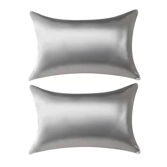 Satin Pillowcase Smooth Cooling Faux Silk Pillow Case for Sleeping Wrinkle-Free Pillow Cover for Women Men