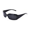 Black Vision Care Tragbare Korrekturbrille zur Verbesserung der stenopischen Lochblende, Anti-Ermüdungs-Augenschutz