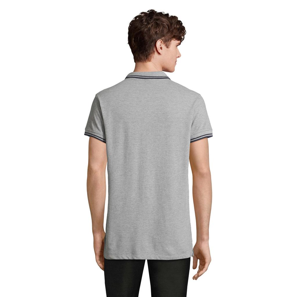 Mens Pasadena Melange Polo Shirt