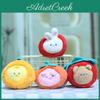 Cute Adorable Plush Fruit Animal Keychain Doll With Soft Short Plush Design