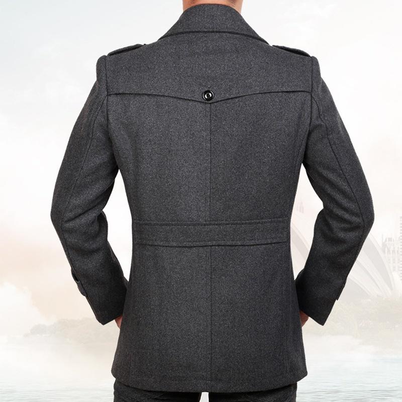 Jarní nové módní bundy pro muže Trenčkot pro muže Business Casual Slim Pánské bundy Veste Homme Chaquetas Hombre