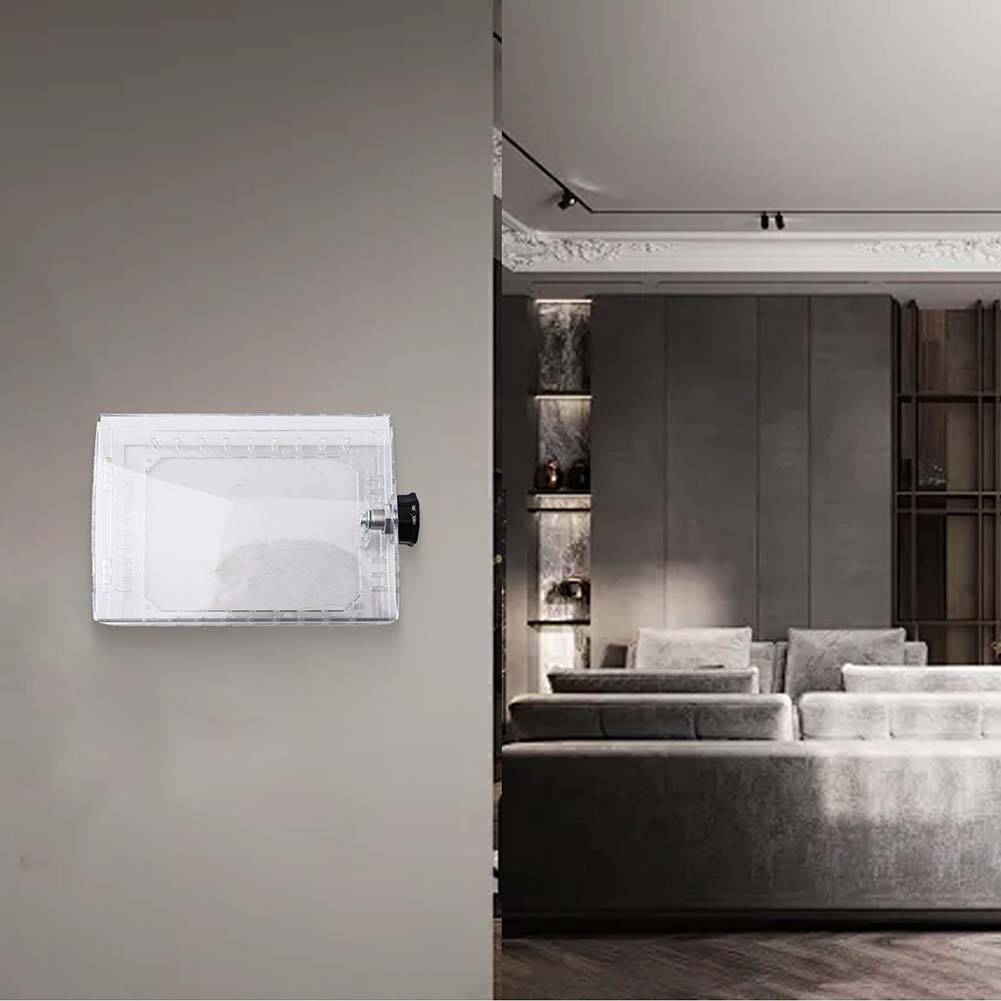 Combination Lock Lockable Thermostat Box for Wall Mounted Cover Prevents Unauthorized Access and Protects Thermostat