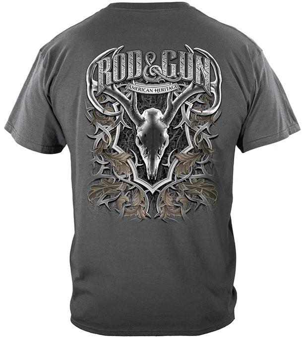 

New Rod and Gun Hunting Shirt American Heritage T Shirt Erazor Bits 3XL