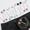 U-Shaped Pearl Brooch Fixed Straps Anti Slip Scarf Pin Diy Sewing Multi-Purpose Scarf Adjuster Lady Fixed Pins