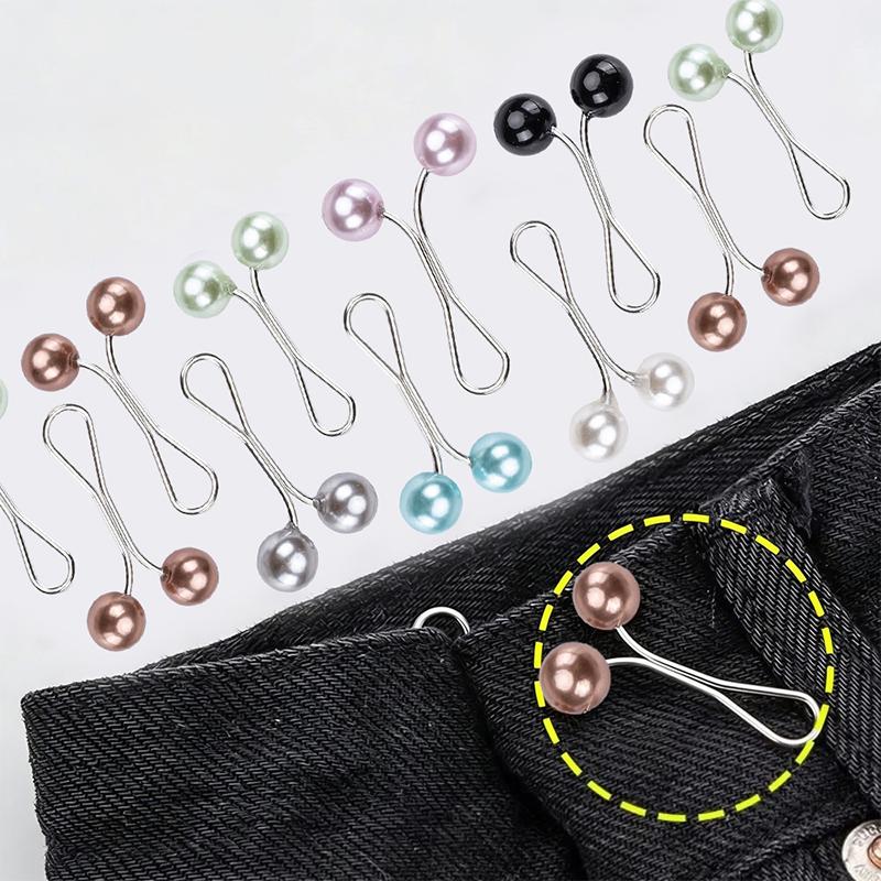 U-Shaped Pearl Brooch Fixed Straps Anti Slip Scarf Pin Diy Sewing Multi-Purpose Scarf Adjuster Lady Fixed Pins