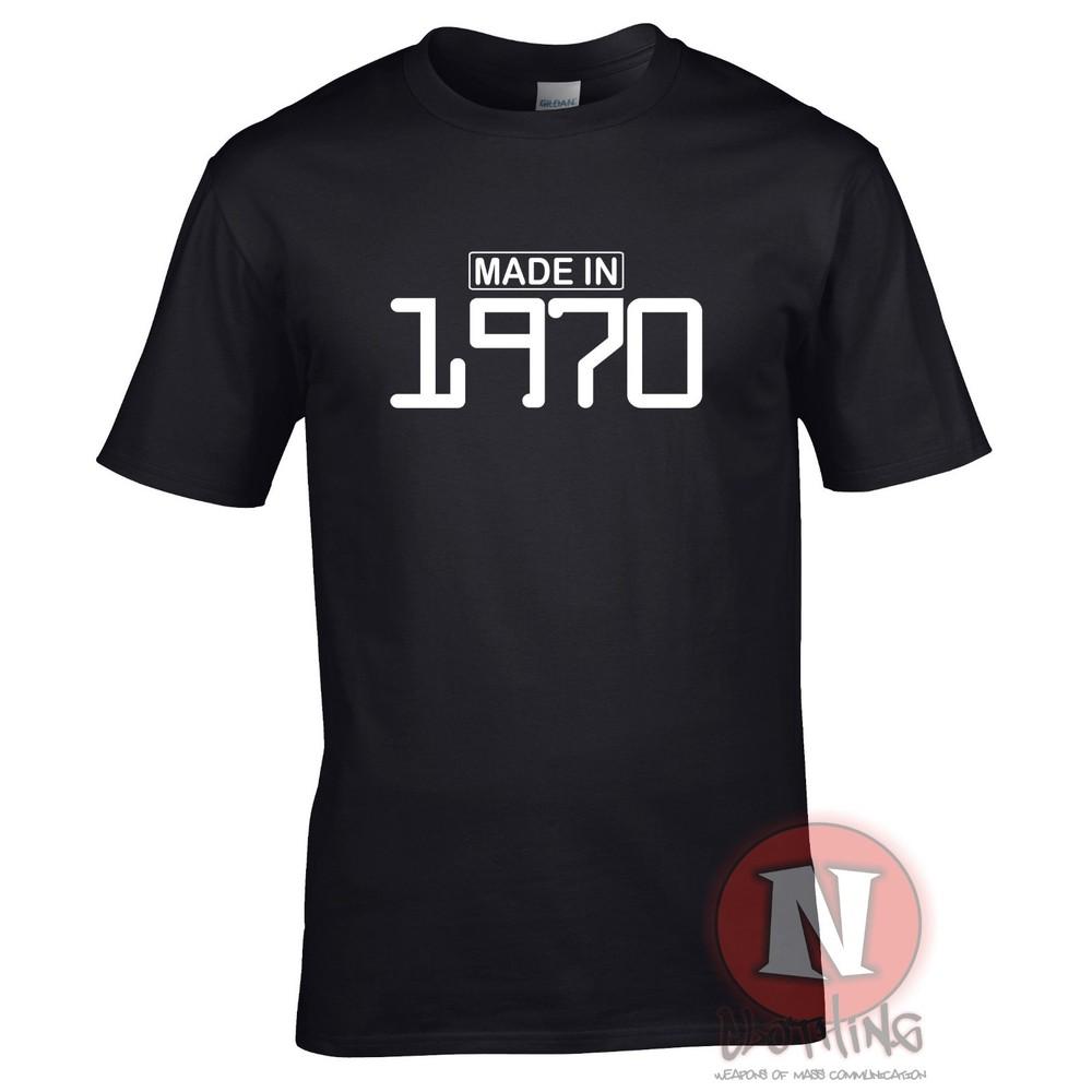 Made In 1970 TShirt Birthday Celebration Present Gift Funny Party Teeshirt