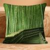 B-bamboo Forest Pillow Case Removable Washable Cushion Cover – All-Season Soft Linen