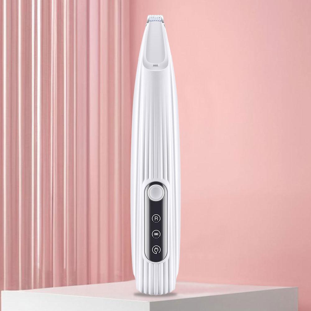 Katzenpfoten-Trimmer Katzenhaarschneider USB Wiederaufladbarer Haustierpflege-Rasierer LED-Anzeige Katzentrimmer Geräuscharm für das Fell von Haustieren um die Pfoten