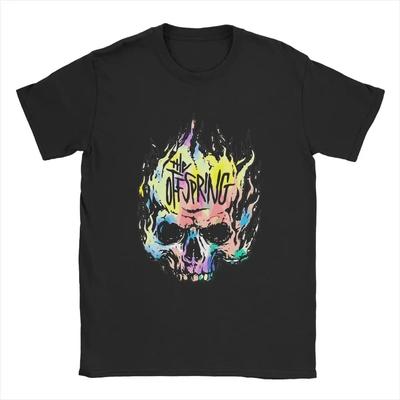 2025 Punk Offspring Unisex T-Shirt Rock Band Funny Printed Top Summer High Quality Short Sleeve T-Shirt Short Sleeve T-Shirt