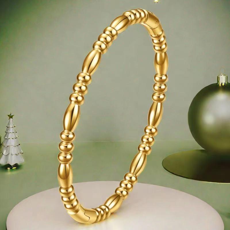 Bracelet Girls Niche Titanium Steel Jewelry Premium Sense Ins Wind Nail Opening Jewelry